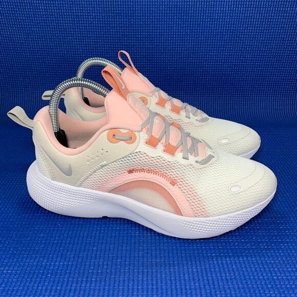 🔴 NIKE React Escape Run 2 Women`s Size 7.5 Beige Pink Running Shoes DJ9976-002 - Picture 3 of 8